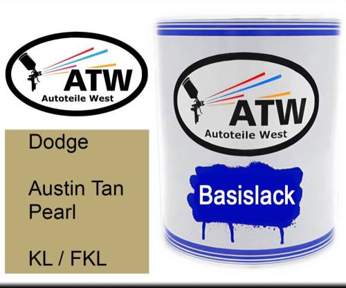 Dodge, Austin Tan Pearl, KL / FKL: 1L Lackdose, von ATW Autoteile West.